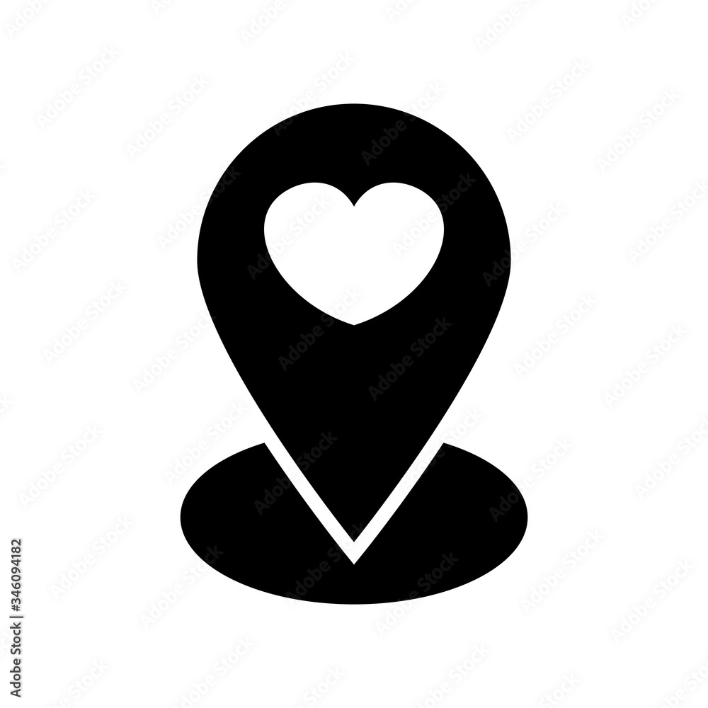 Pin Icon Design Vector Template Pin Icon Design Vector Template
