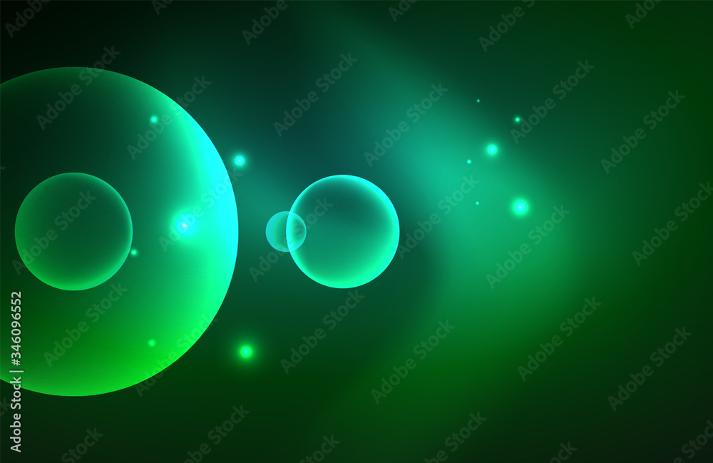 Neon shiny transparent glowing circles with light effects. Techno futuristic vector abstract background For Wallpaper, Banner, Background, Card, Book Illustration, landing page Neon shiny transparent glowing circles with light effects. Techno futuristic vector abstract background For Wallpaper, Banner, Background, Card, Book Illustration, landing page