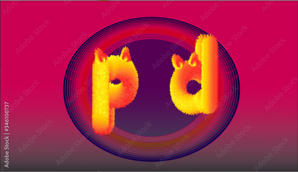 p and d lettres