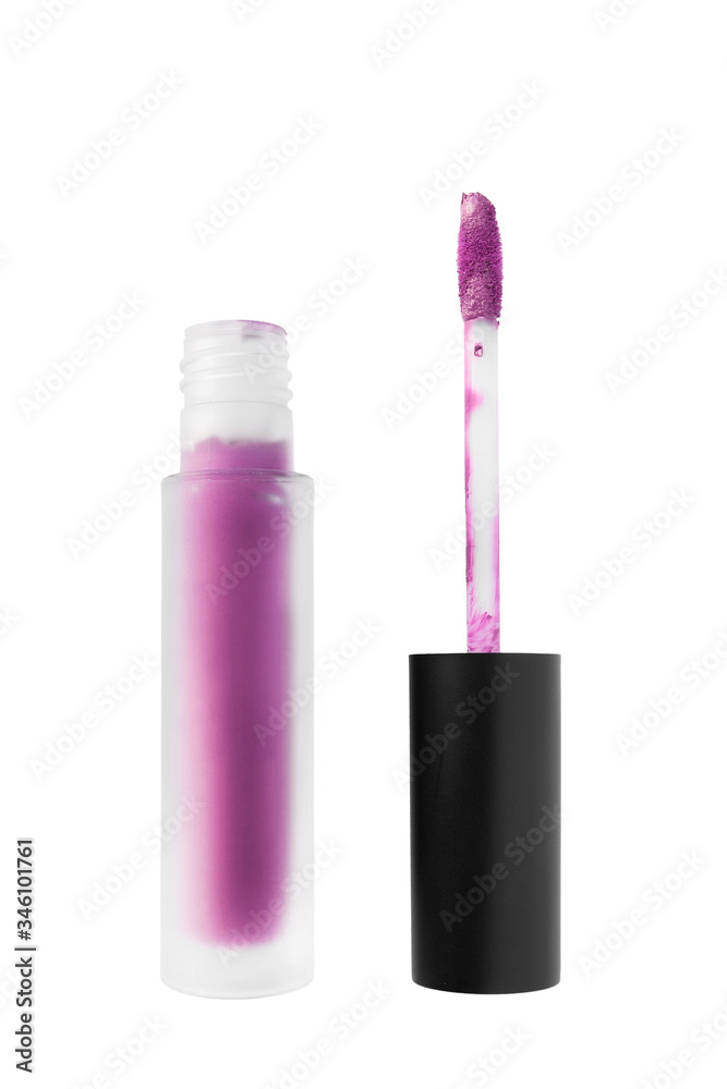 Purple lip gloss isolated Purple lip gloss isolated