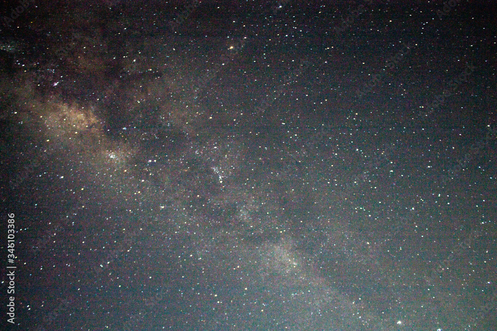 Fototapeta premium milky way in jangkar beach 