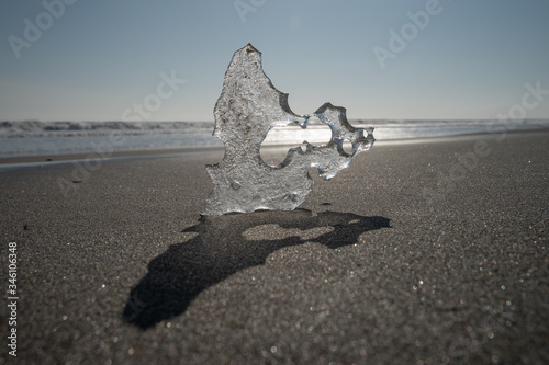 jewelry ice phenomenon in toyokoro hokkaido japan photo