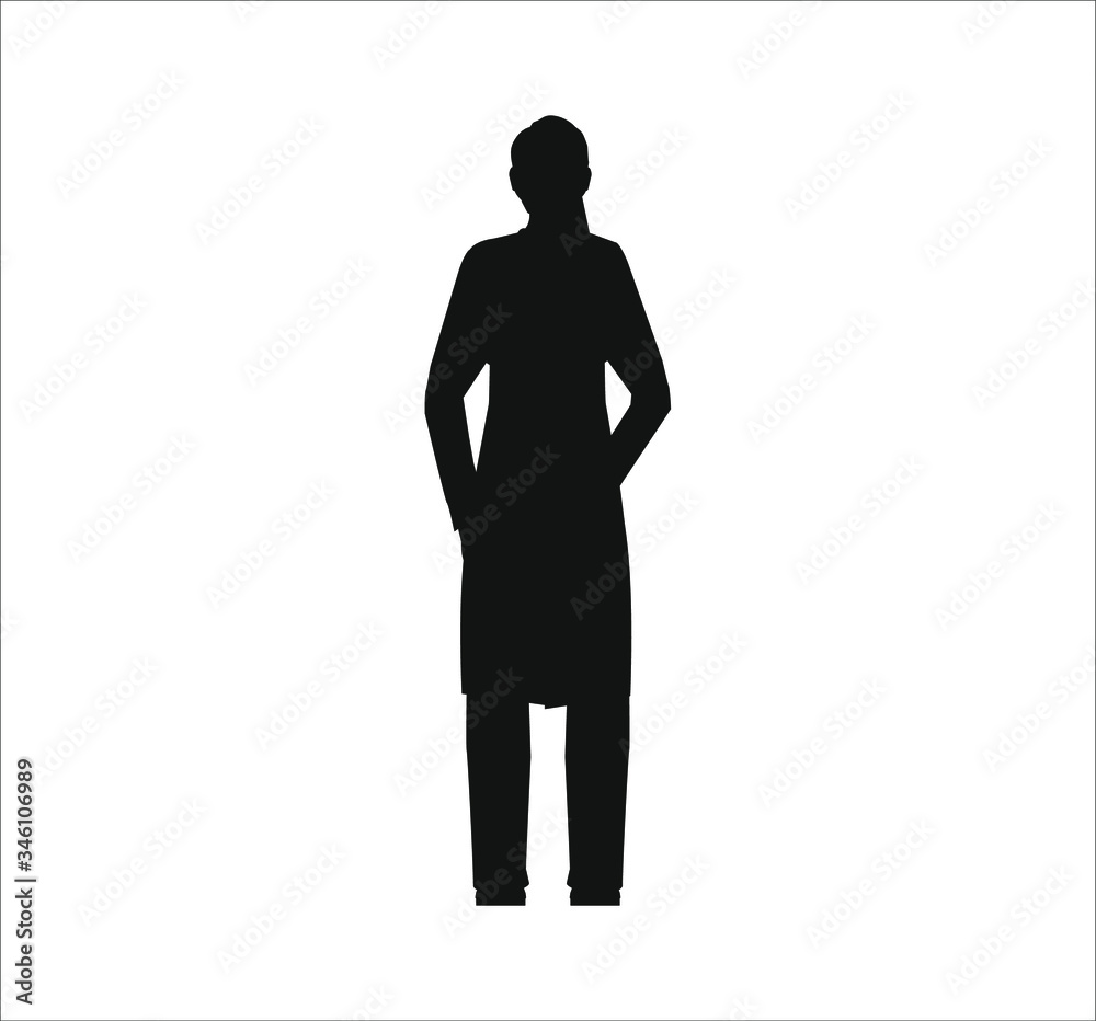 female doctor. illustration for web and mobile design. female doctor. illustration for web and mobile design.