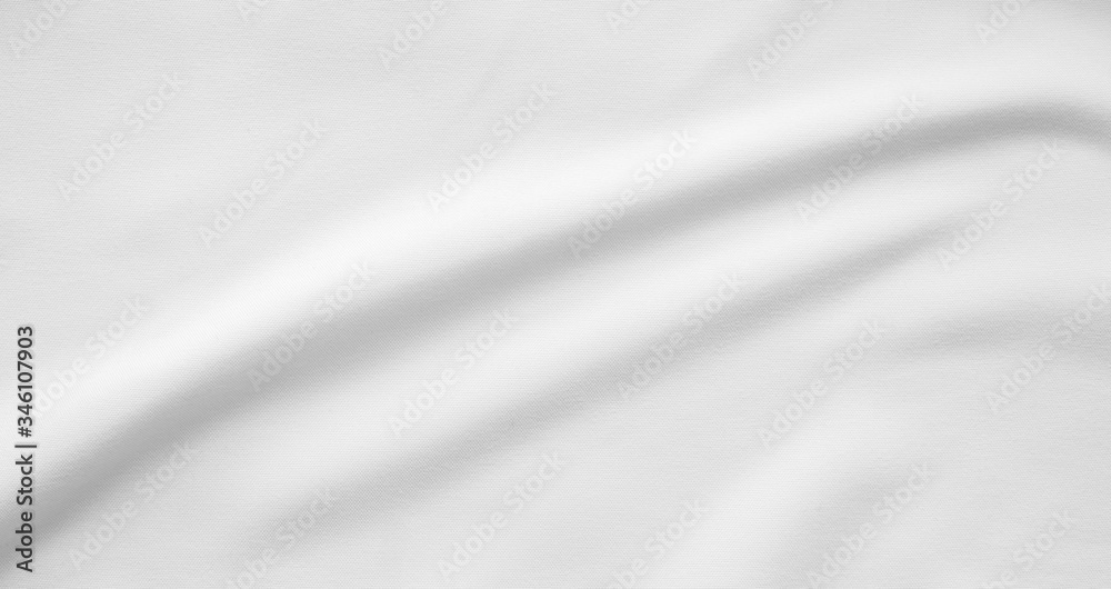 White fabric smooth texture surface background