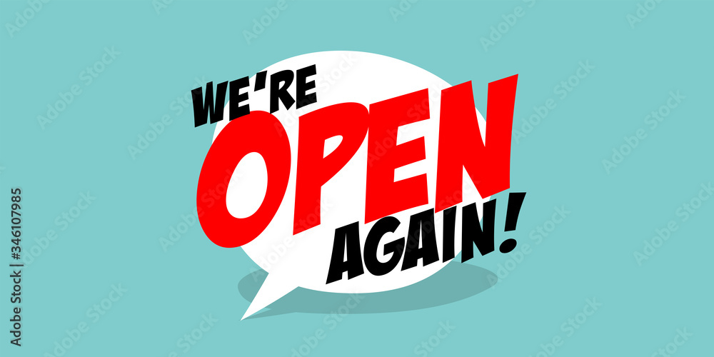 © Brad Pict - We're open again © Brad Pict - We're open again