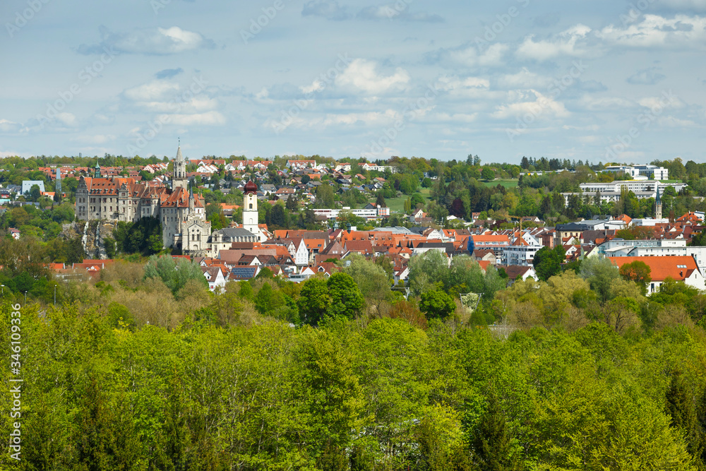 Stadtzentrum von Sigmaringen Hohenzollern an der Donau