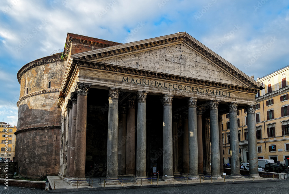 Pantheon. Rome. Lazio. Italy. October 2019.