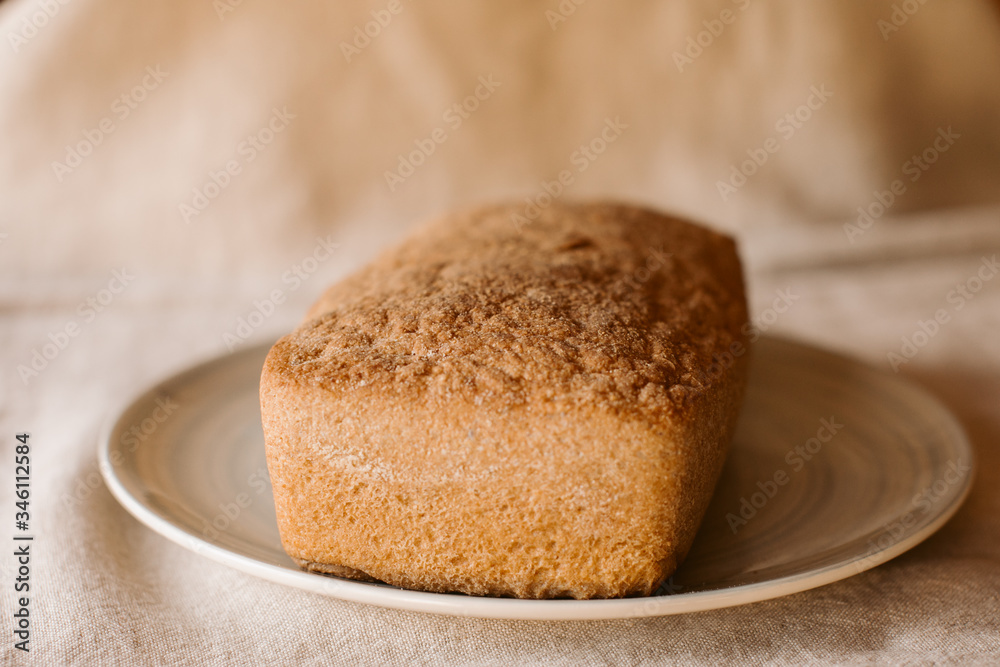 Rustic homemade baked bread. Organic and healthy gluten free bread . Rustic homemade baked bread. Organic and healthy gluten free bread .