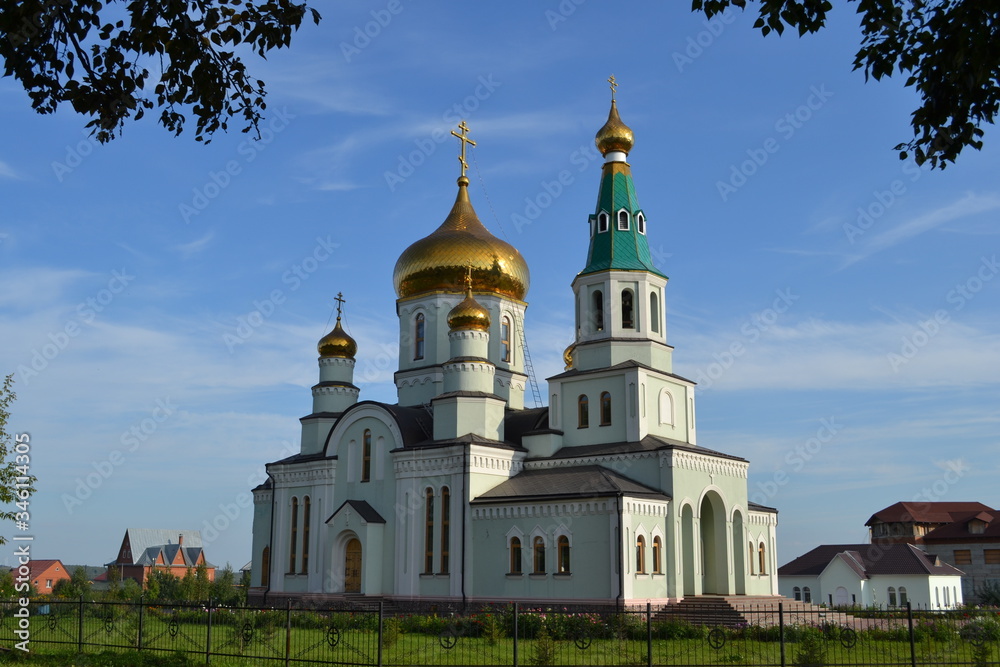 Orthodox Church of Sergius of Radonezh city Topki, Kemerovo region of Russia