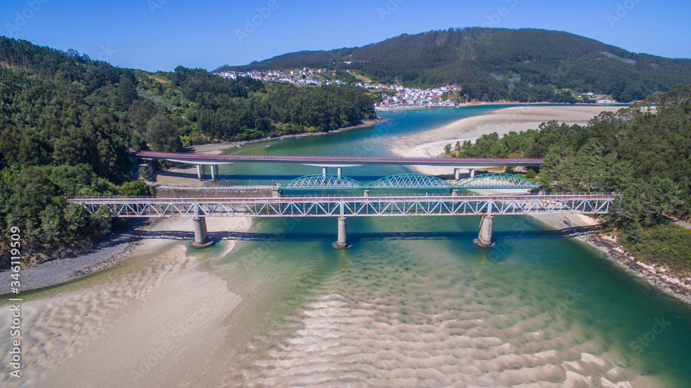 Bridge in O Vicedo in Galicia