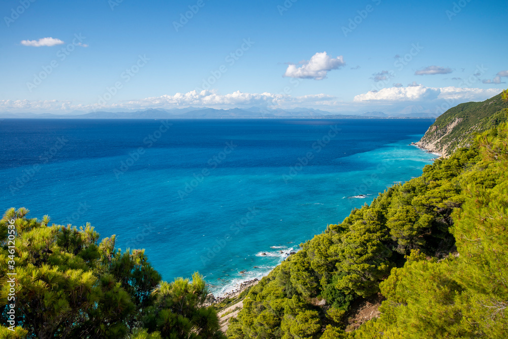 beautifil coast of Lefkada, Greece