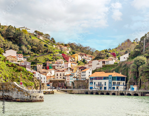 Village by the sea called Cudillero. It´s situated in the north of Spain. © Tomas