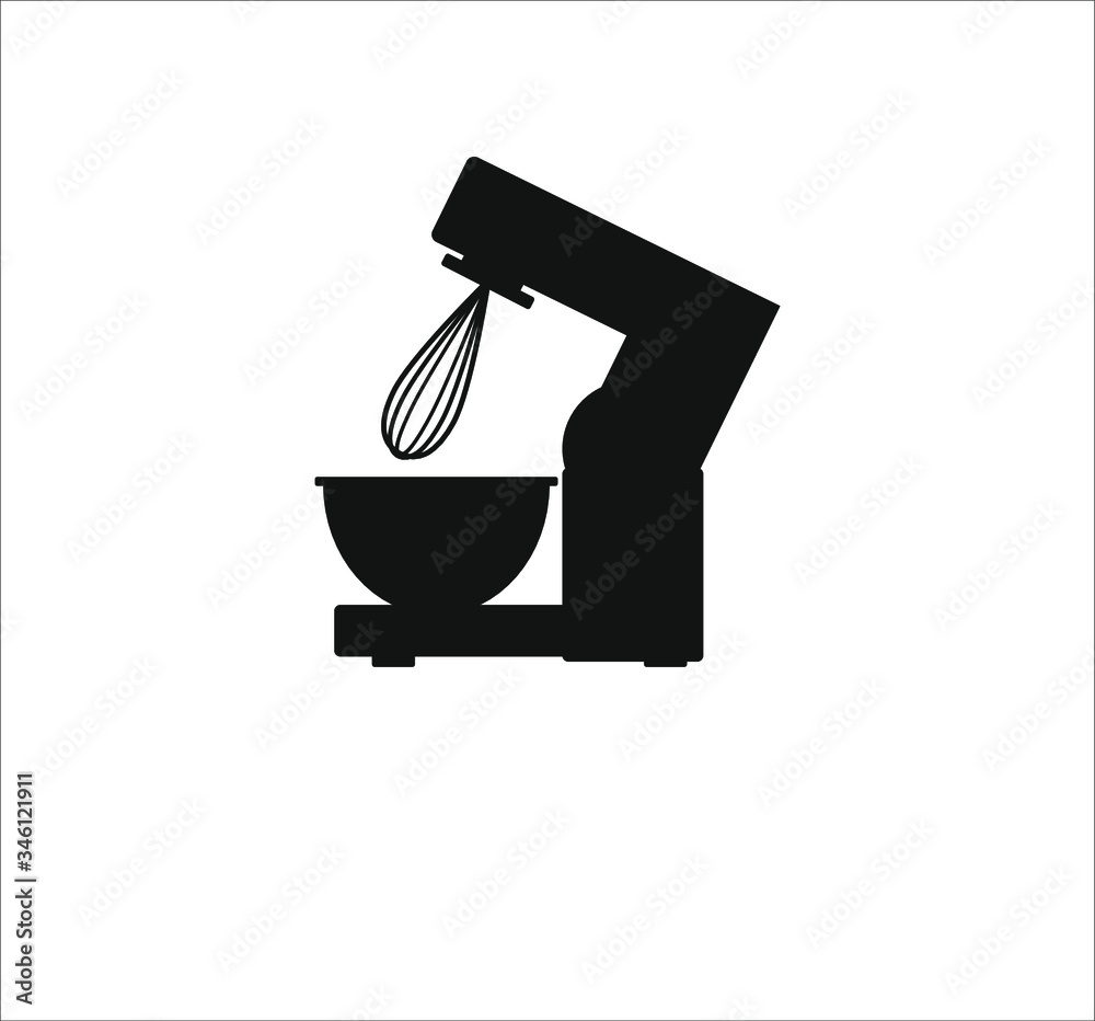 kitchen dough mixer. illustration for web and mobile design. kitchen dough mixer. illustration for web and mobile design.