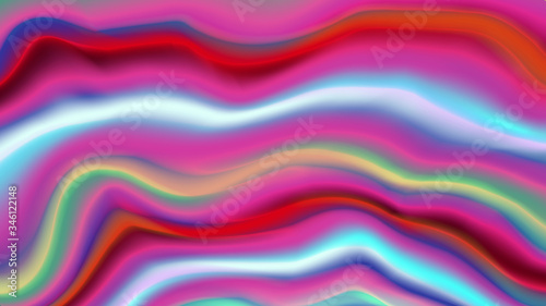 Holographic Background. Minimal Pattern. Trendy Invitation For Decoration Design. Trendy Minimal Design. Digital Vector Illustration.