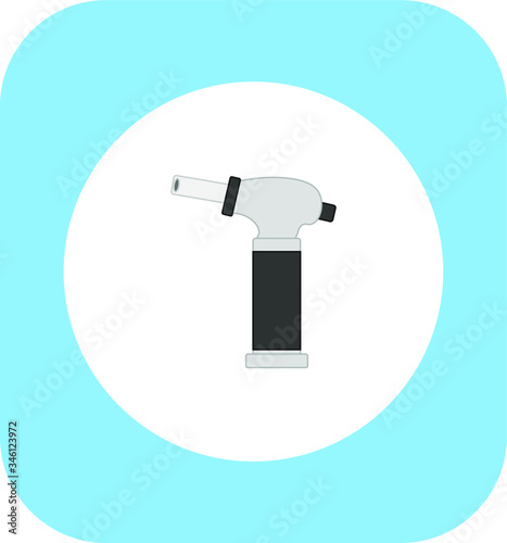 kitchen torch. illustration for web and mobile design.