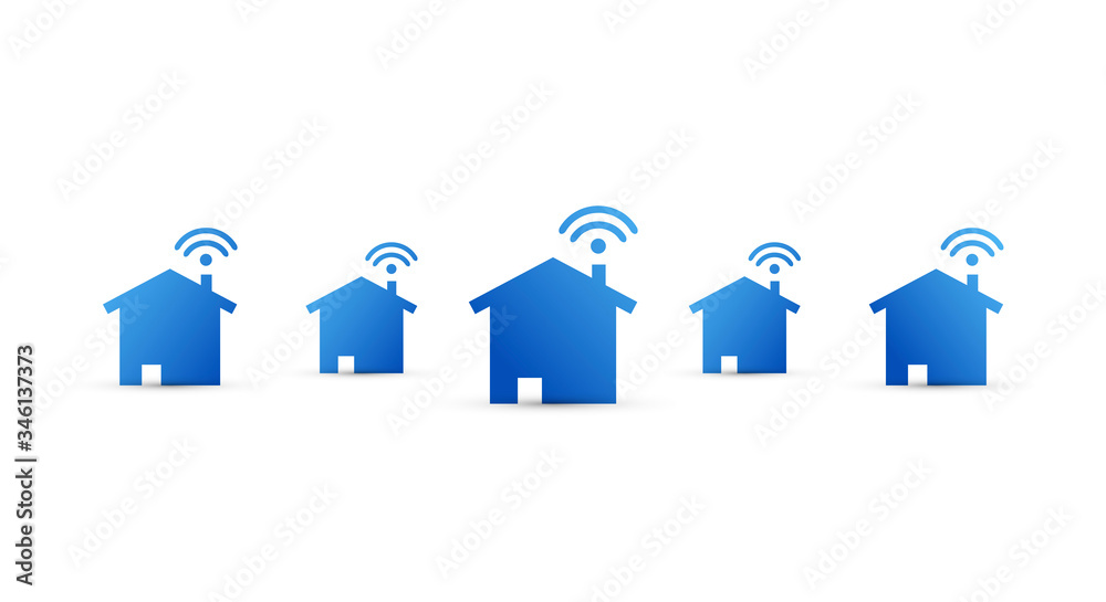 icona, casa, internet, connessione icona, casa, internet, connessione