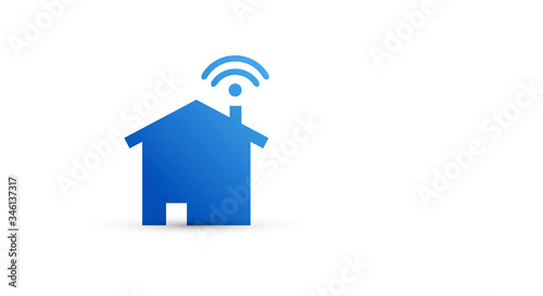 icona, casa, internet, connessione