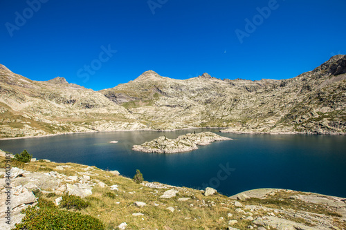 Bachimaña de Panticosa reservoirs in the Pyrenees, Aragon. Spain