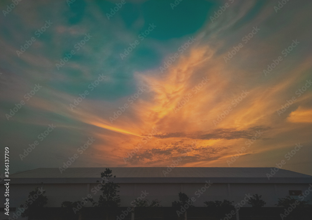 Fototapeta premium sunset at the beach