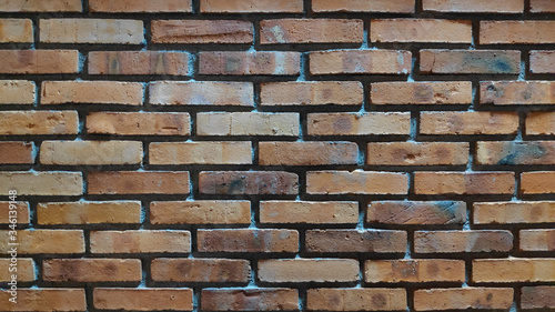 Weathered Stained Old Brick Wall