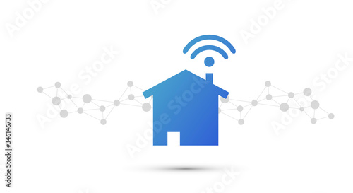  icona, casa, internet, connessione