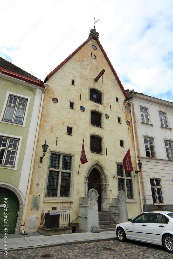 
Sights and the city of Tallinn in Estonia