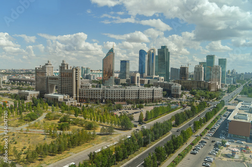 Astana city, beautiful city, Astana, Spring, summer, © KZ
