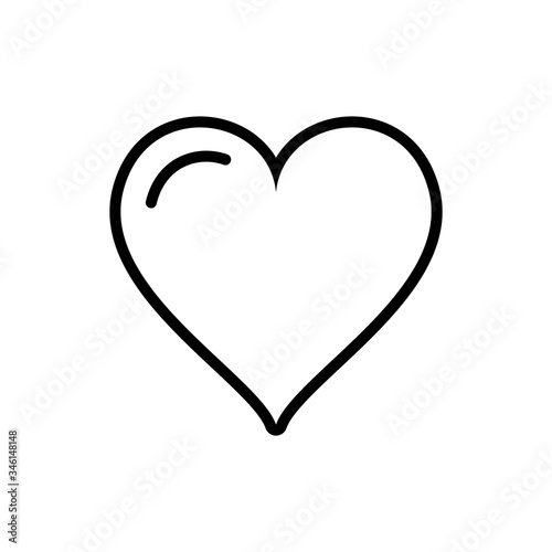 Love Heart Icon Design Template