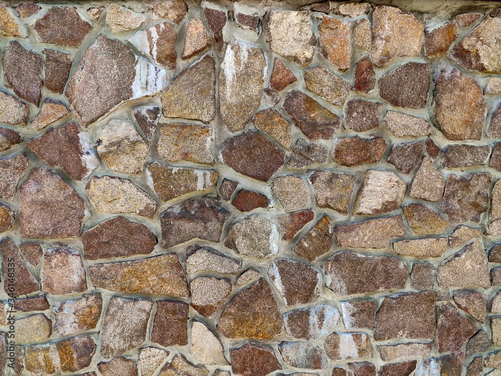 Background of large stones wall texture with different colors Background of large stones wall texture with different colors