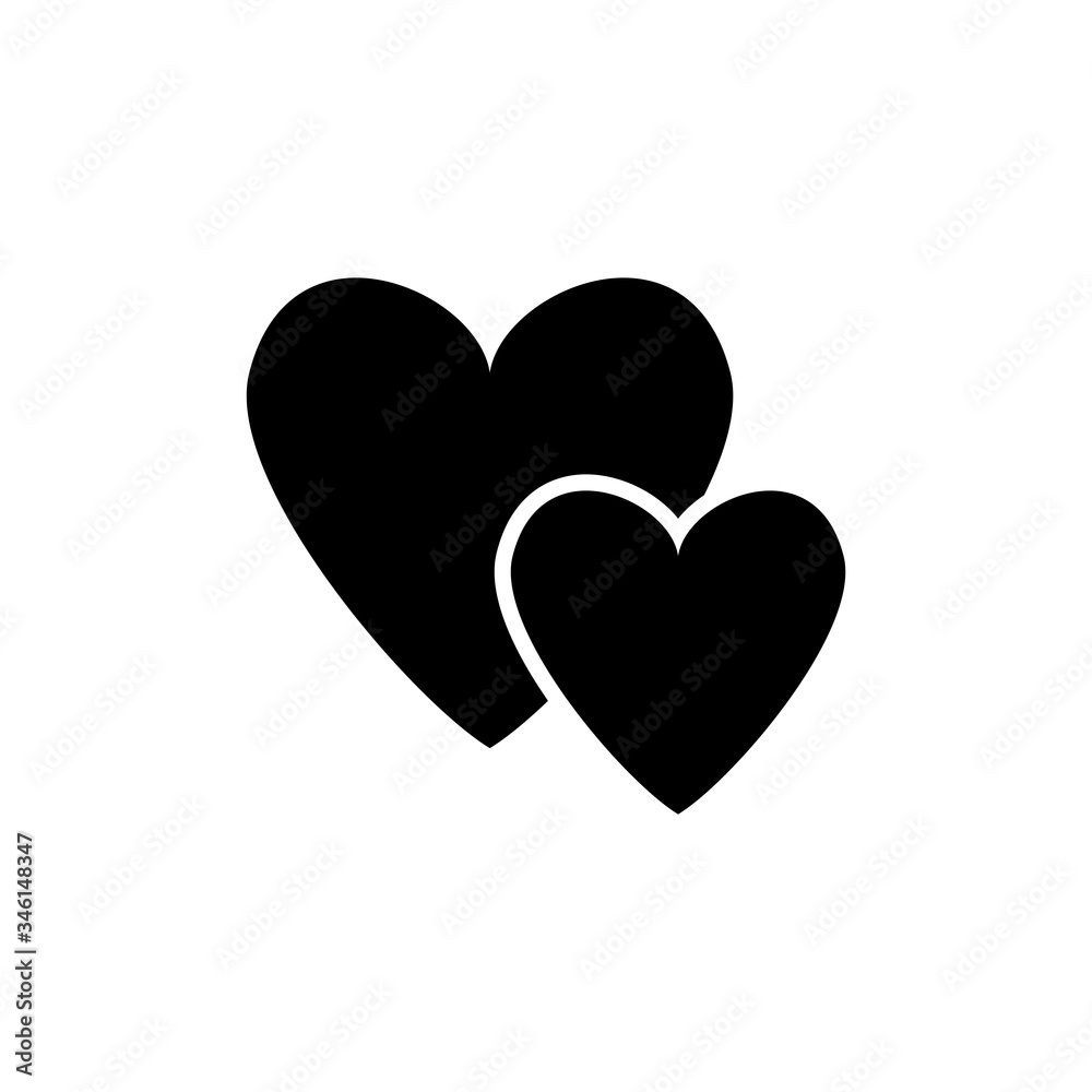 Love Heart Icon Design Template Love Heart Icon Design Template