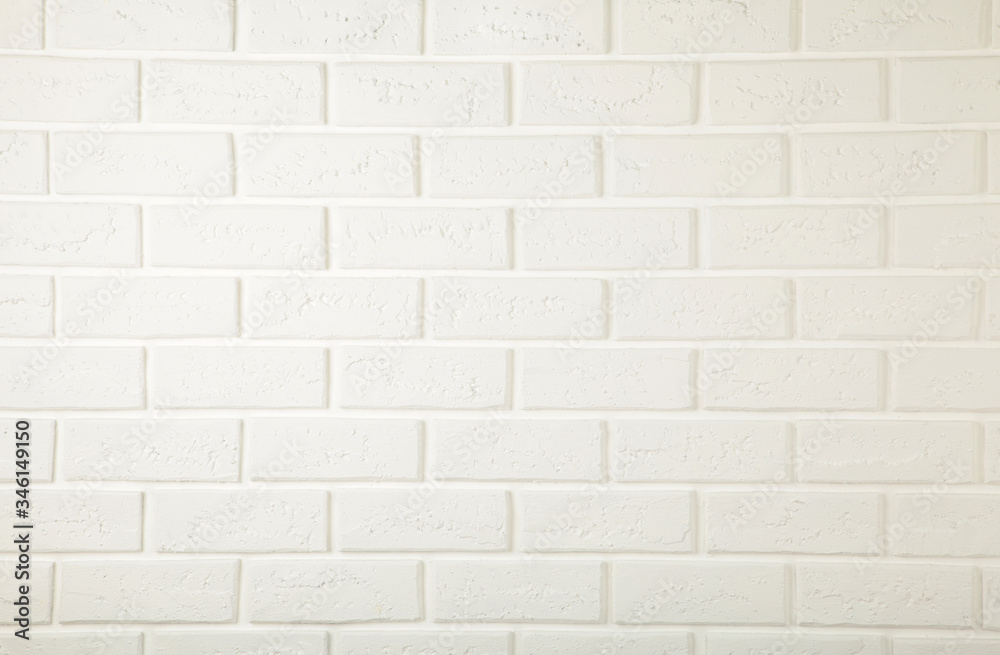 White misty brick wall for background or texture with copy space White misty brick wall for background or texture with copy space
