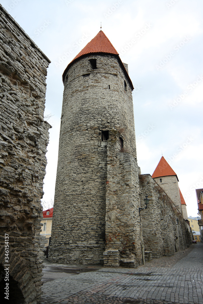 Obraz premium Sights and the city of Tallinn in Estonia