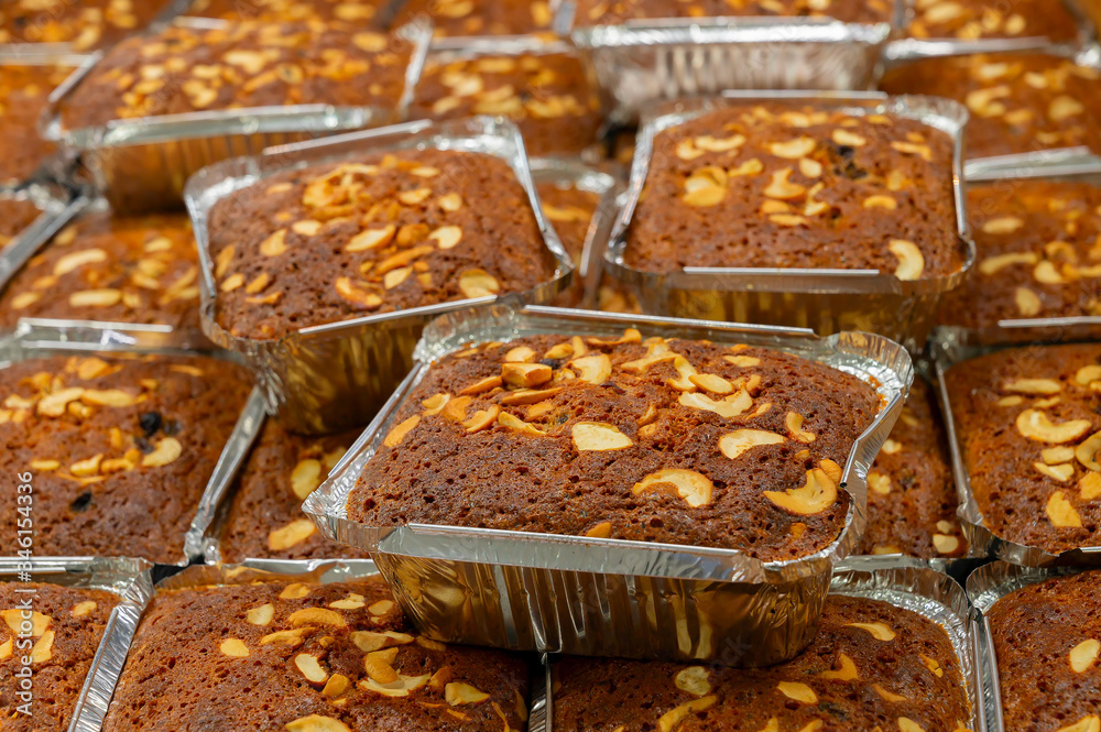 Plain plum Cakes are being sold at Nahoum and Sons, New Market area