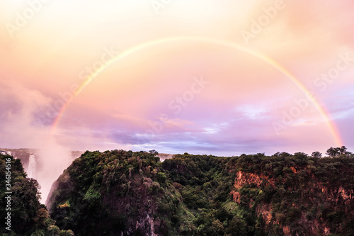 Rainbow at Victoria Falls
