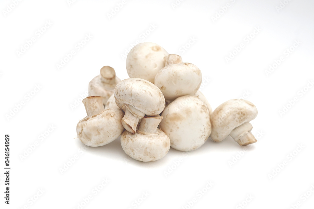 Pile of button mushroom 