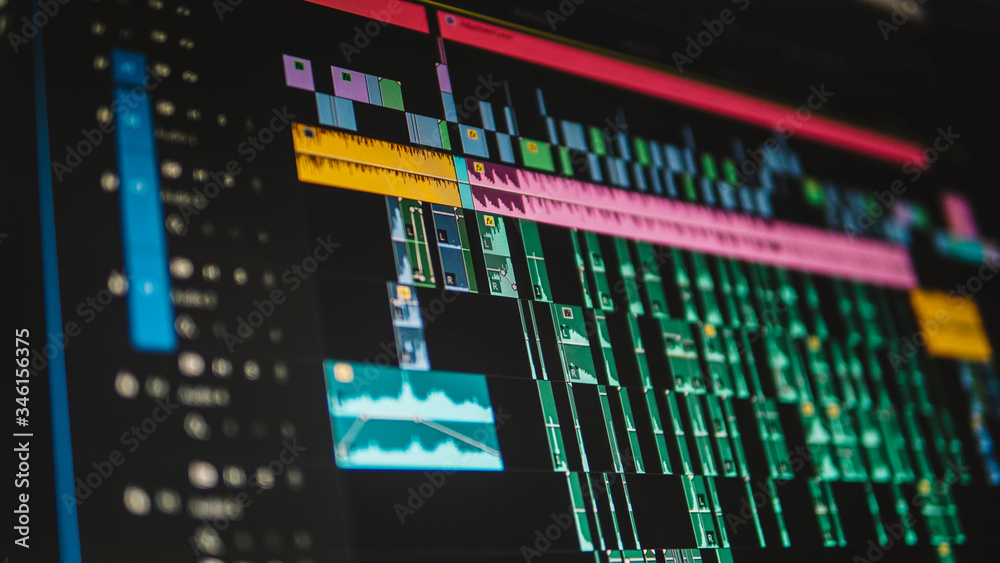 Fototapeta premium Video Editing