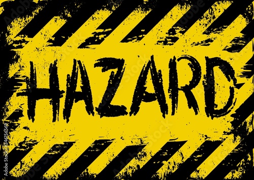 grunge hazard background