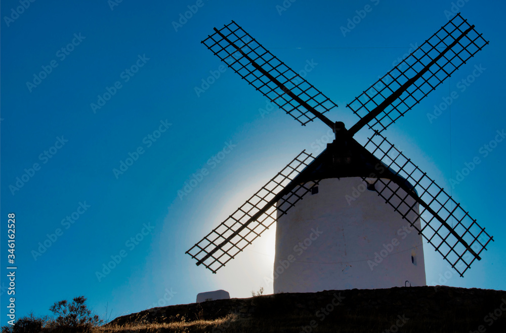 Moulin à vent à Consuegra, Espagne