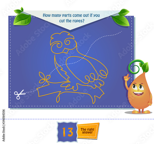 сount how many parts the seal