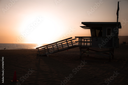 Sunset over  Malibu Beach © Julian