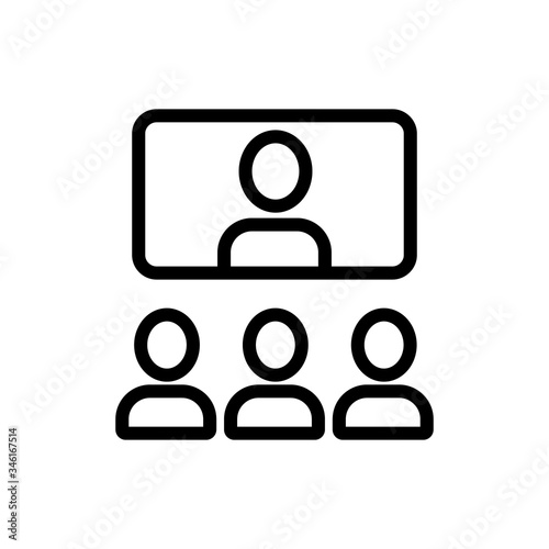 workshop wiretap icon vector. workshop wiretap sign. isolated contour symbol illustration