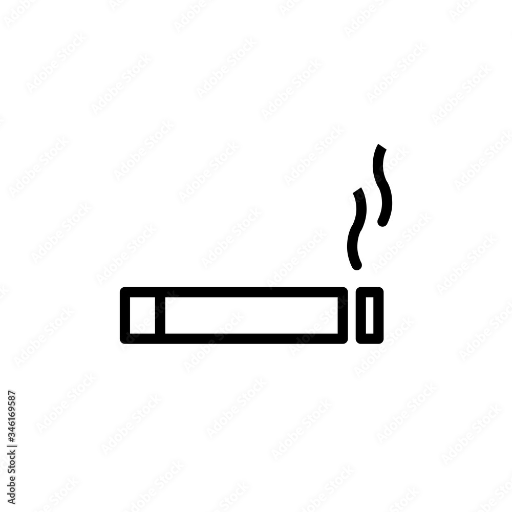 Smoking Icon Design Vector Template Smoking Icon Design Vector Template