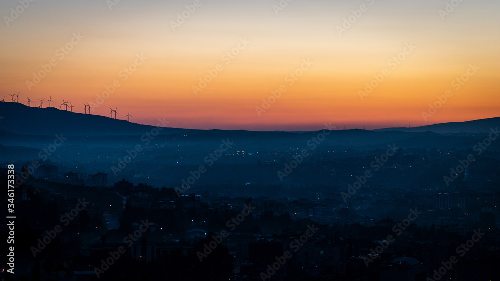 The view of Antiochia from the foothills of Habibi Neccar Mountain