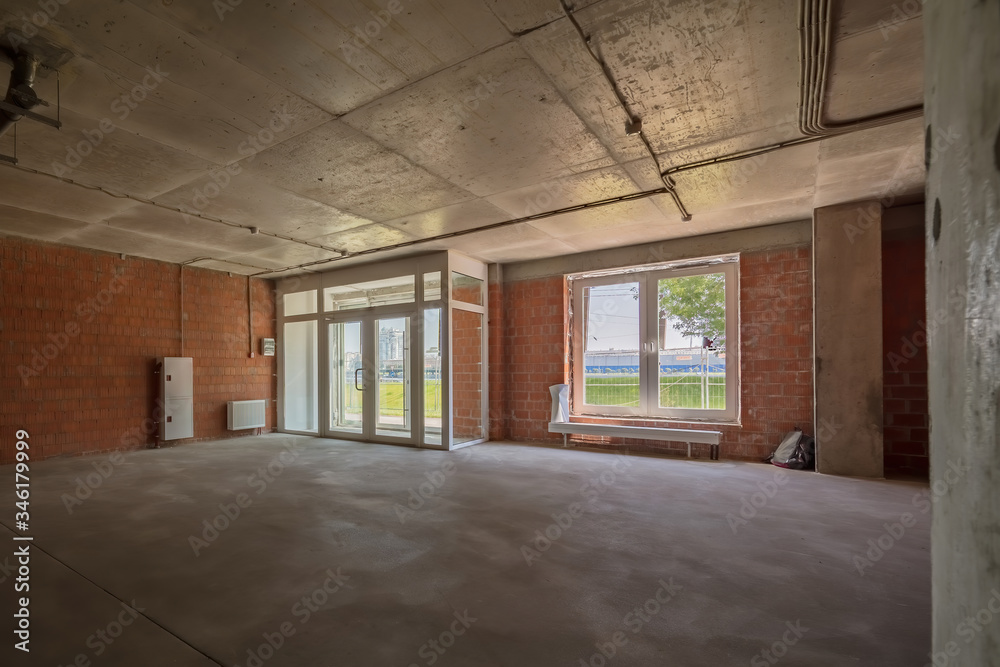 Fototapeta premium construction site of the residential apartment renovation