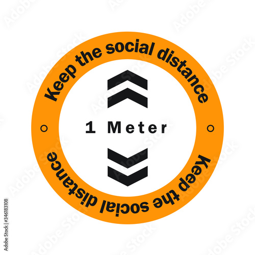 Let's keep the social distance