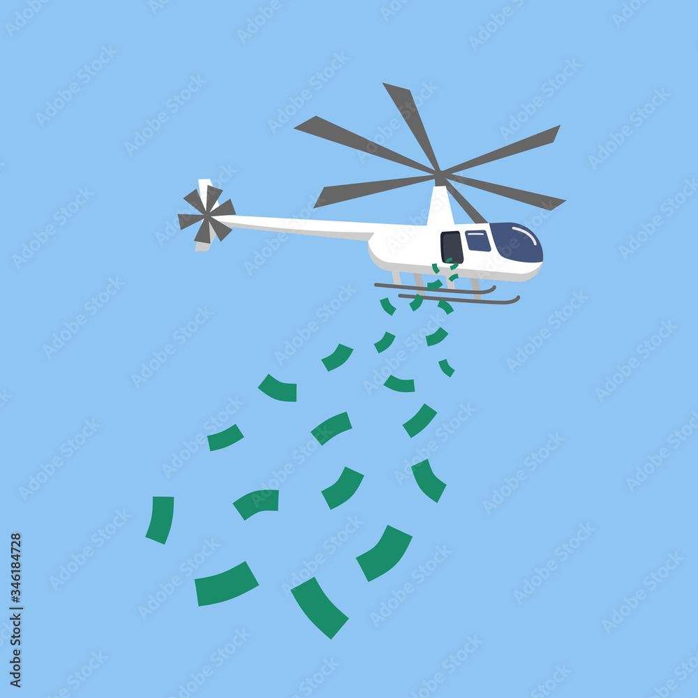 dropping money from a helicopter to illustrate the effects of monetary expansion dropping money from a helicopter to illustrate the effects of monetary expansion