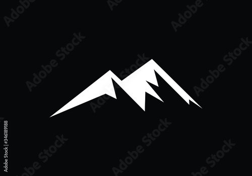 Mountain Logo design template, Mountain Logo sign symbol