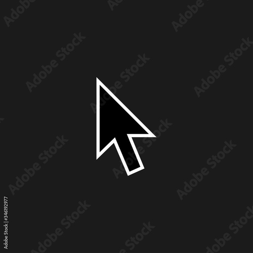 Click icon. Cursor symbol modern, simple, vector, icon for website design, mobile app, ui. Vector Illustration