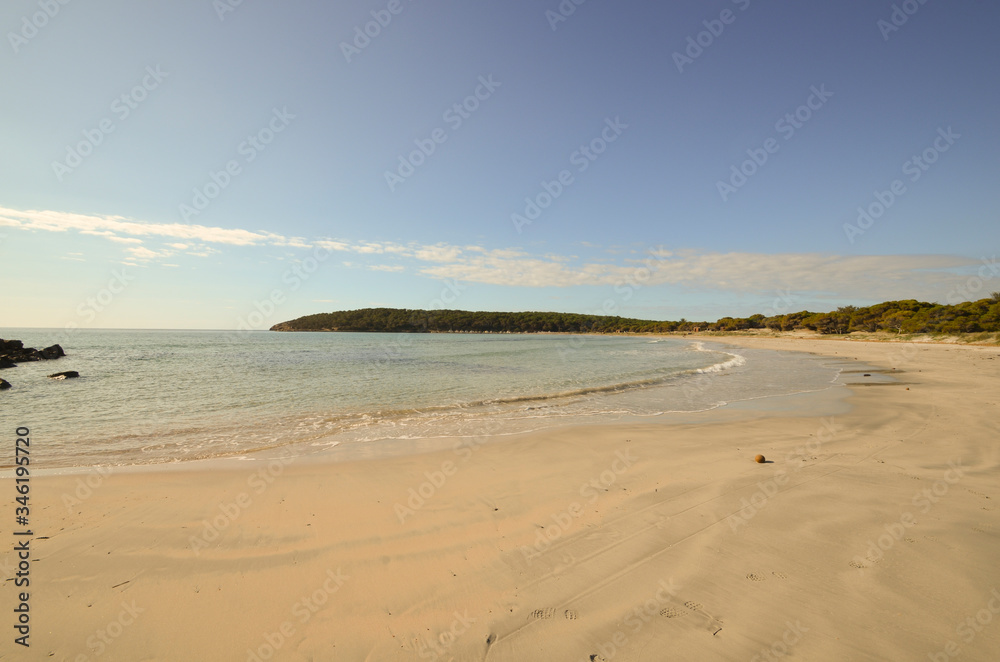 Fototapeta premium Spiaggia della Sardegna in inverno - Porto Pino - Sulcis