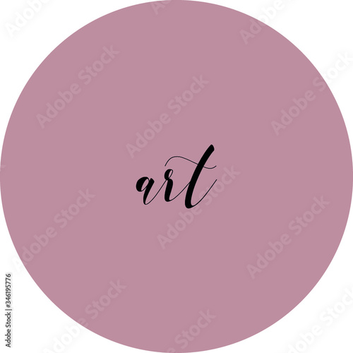 instagram highlight story icons nude dark pink version - art